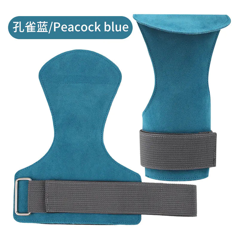 Cross-Border Leather Grip Assist Straps for Weightlifting