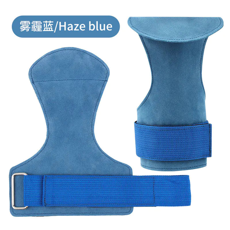 Cross-Border Leather Grip Assist Straps for Weightlifting