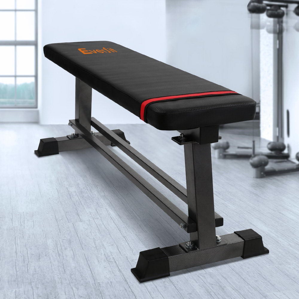 Everfit Weight Bench Flat Multi-Station Home Gym Squat Press Benches