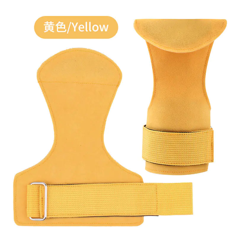 Cross-Border Leather Grip Assist Straps for Weightlifting