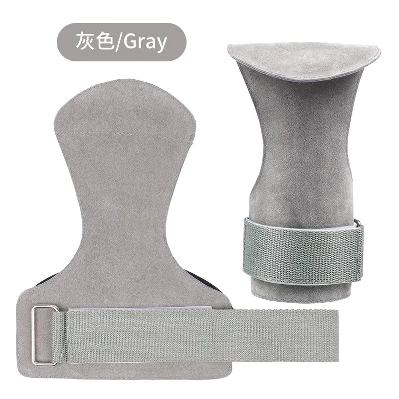 Cross-Border Leather Grip Assist Straps for Weightlifting