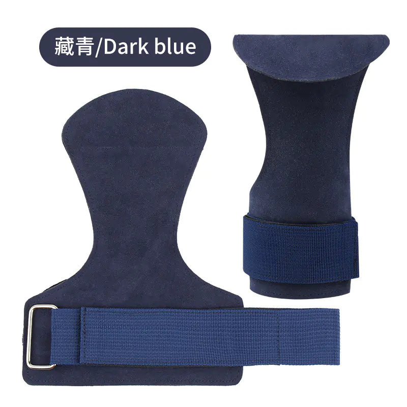 Cross-Border Leather Grip Assist Straps for Weightlifting