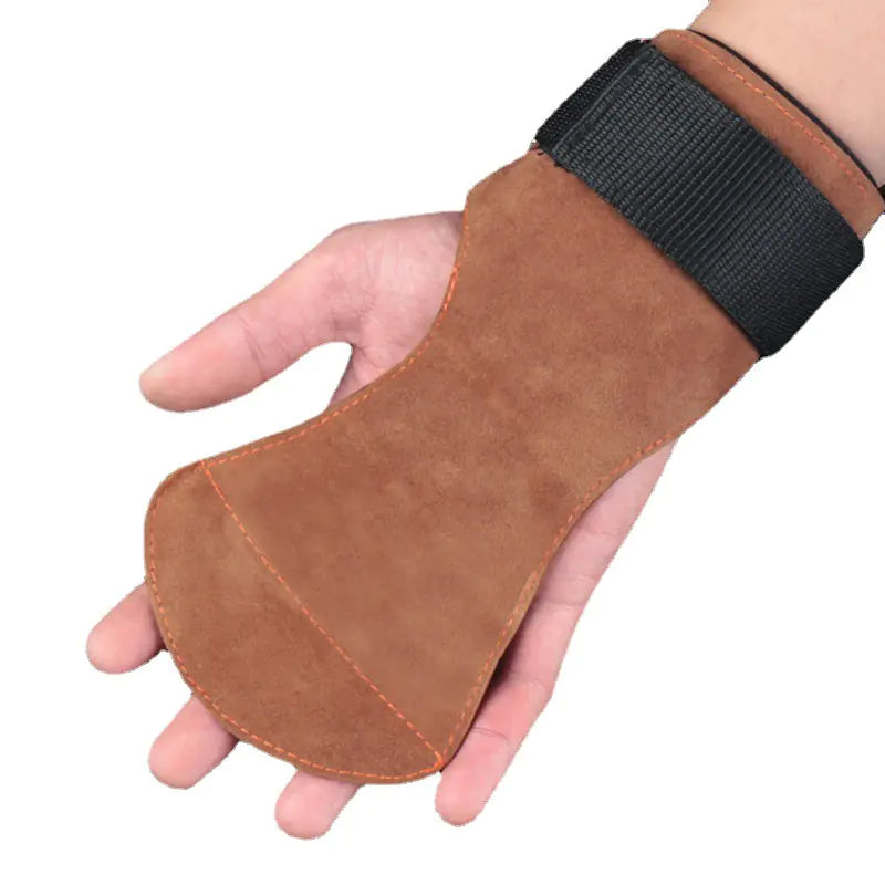 Cross-Border Leather Grip Assist Straps for Weightlifting