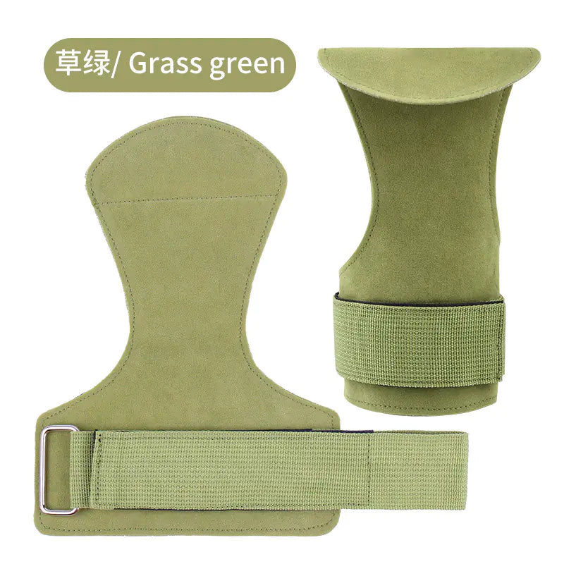 Cross-Border Leather Grip Assist Straps for Weightlifting