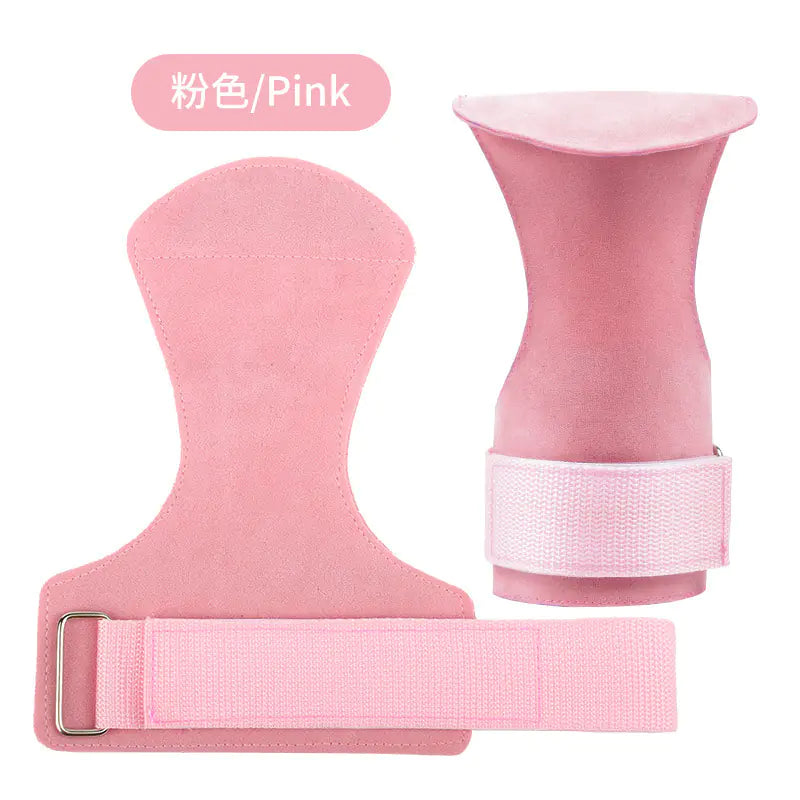 Cross-Border Leather Grip Assist Straps for Weightlifting