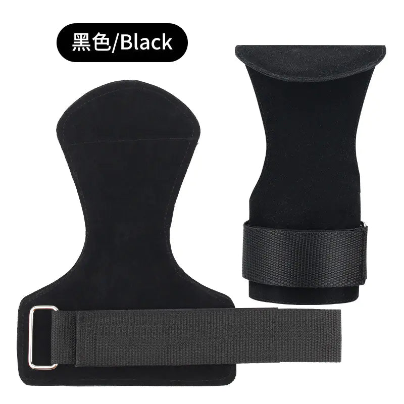 Cross-Border Leather Grip Assist Straps for Weightlifting