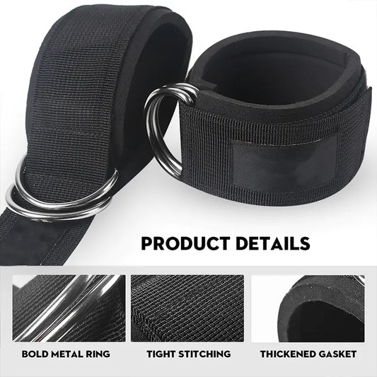 Hip Leg Strength Trainer with Ankle Buckle Attachment