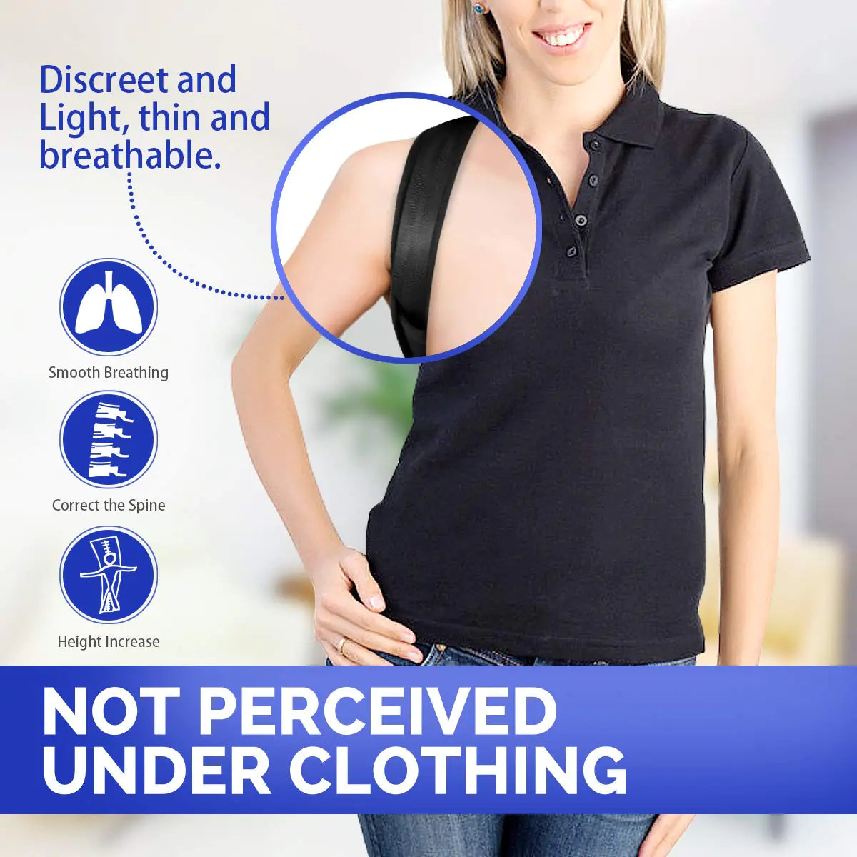 Adjustable Posture Corrector for Men, Women, and Kids