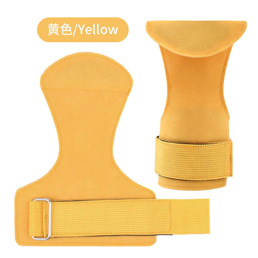 Cross-Border Leather Grip Assist Straps for Weightlifting